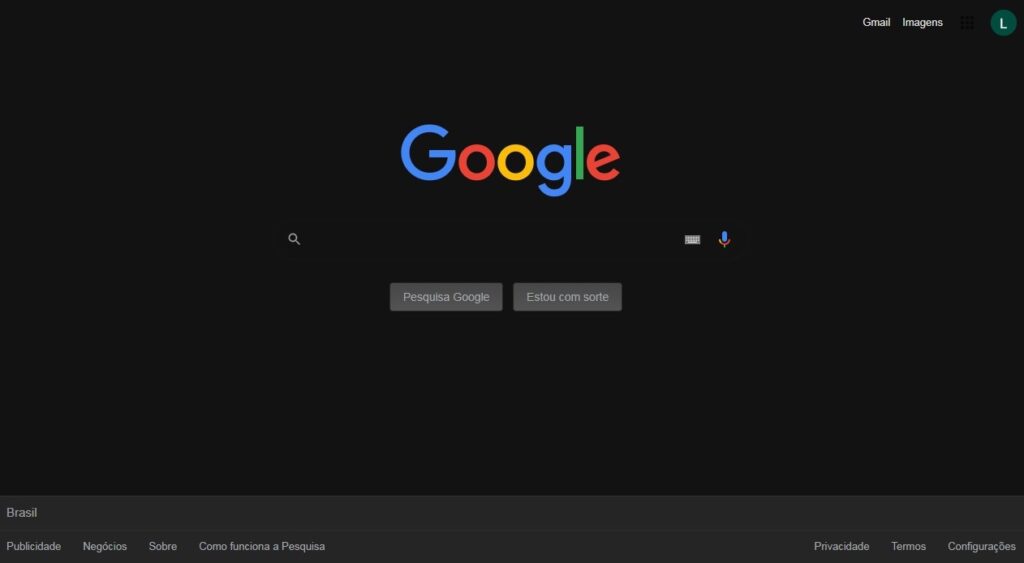 Google Dark Mode