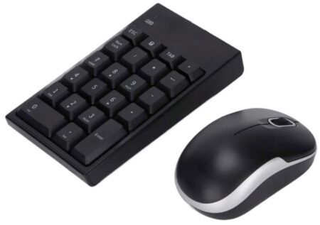 mouse teclado numerico sem fio