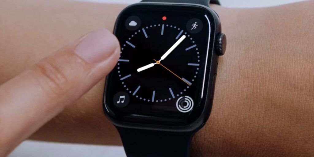 ocultar ponto vermelho Apple Watch